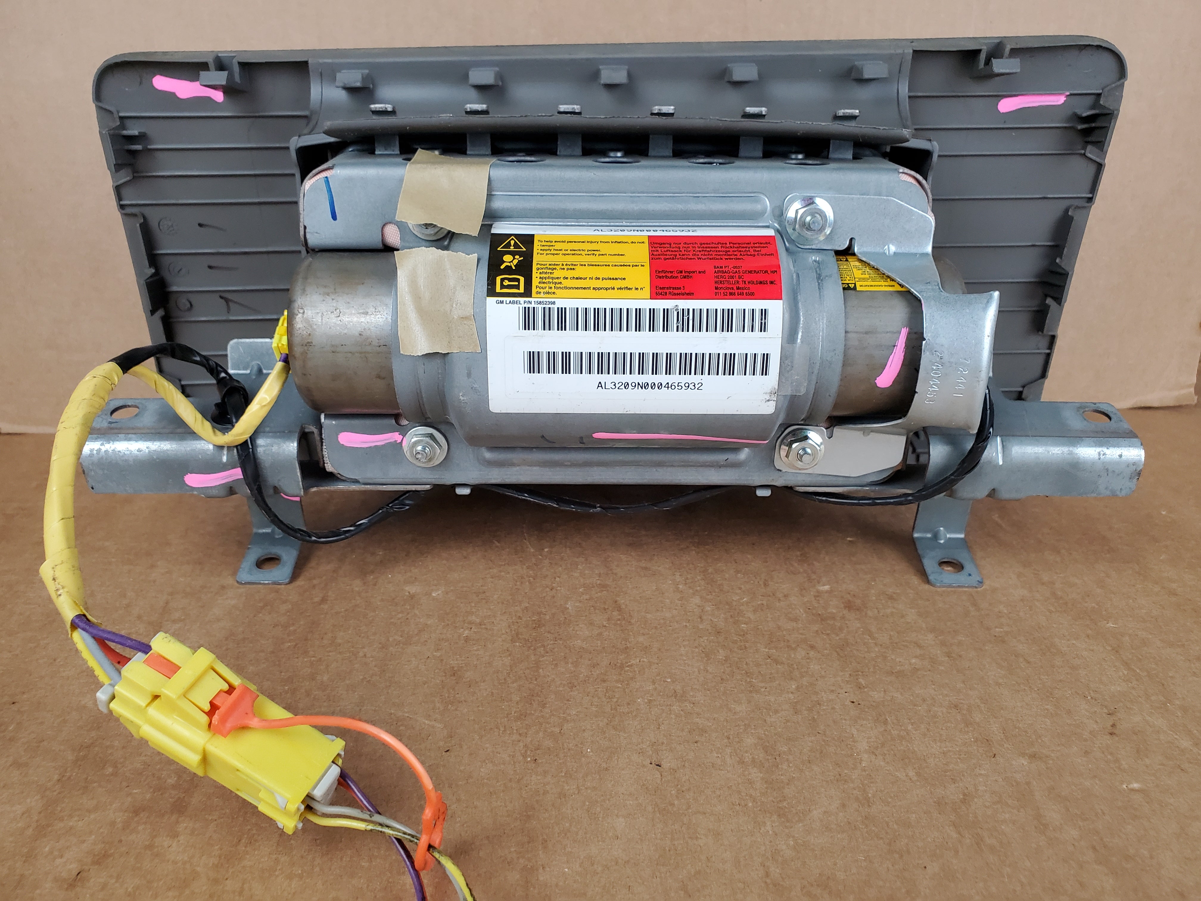 2007 2008 2009 2010 2011 2012 Chevy Silverado 1500 Passenger Airbag Gr