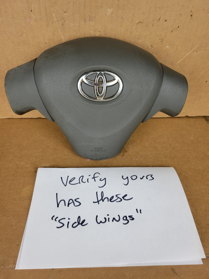 2009 2010 2011 2012 2013 Toyota Corolla Driver Airbag GRAY